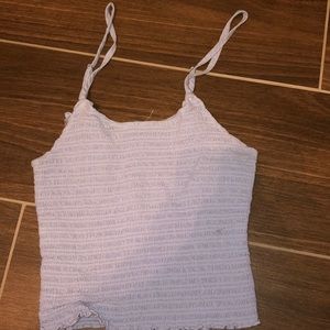 rubbed cropped tank top from pacsun
